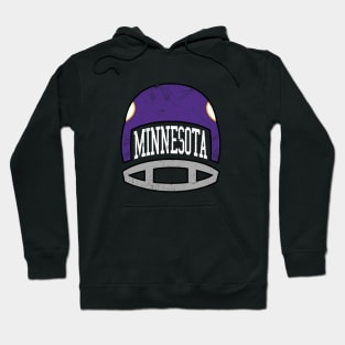 Minnesota Retro Helmet - Purple Hoodie